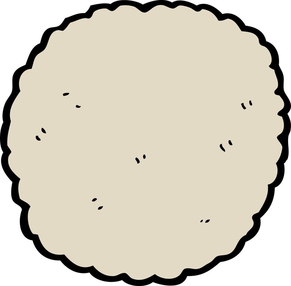 doodle cartoon biscuit vector