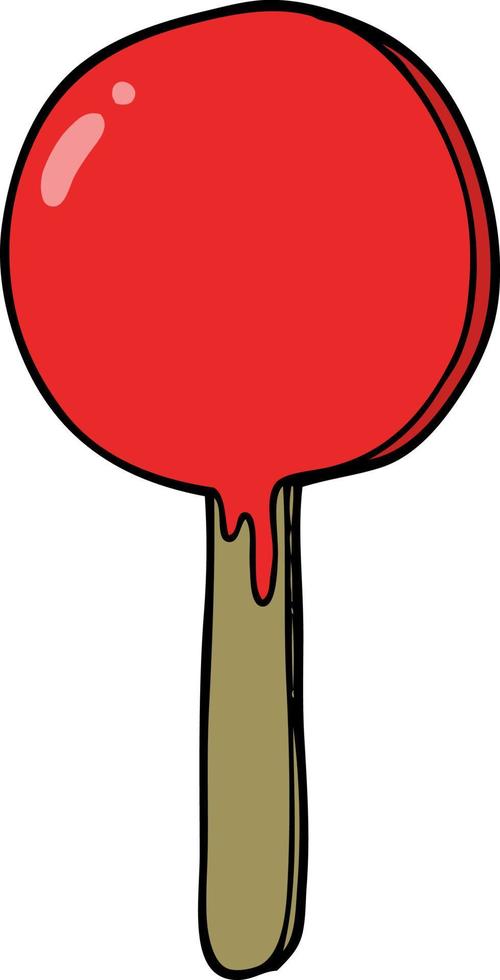 doodle cartoon lollipop vector