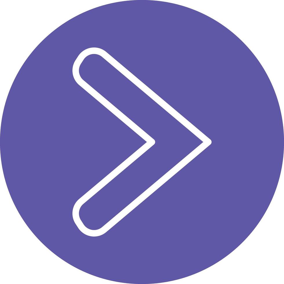 Right Chevron Icon Style vector