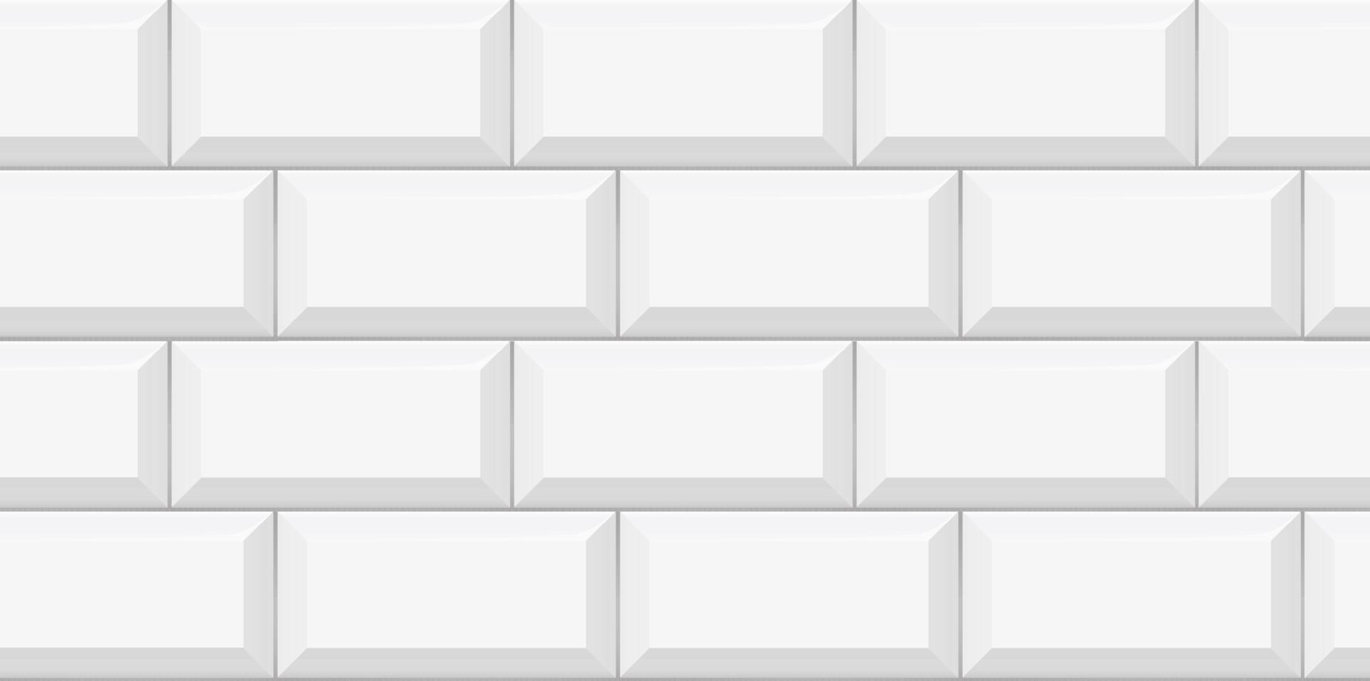 Subway tile seamless pattern. vector