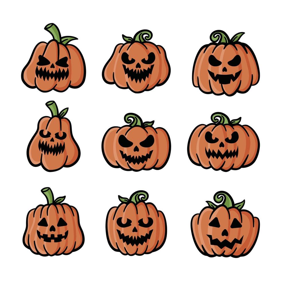 happy halloween is isolated on white background vector
