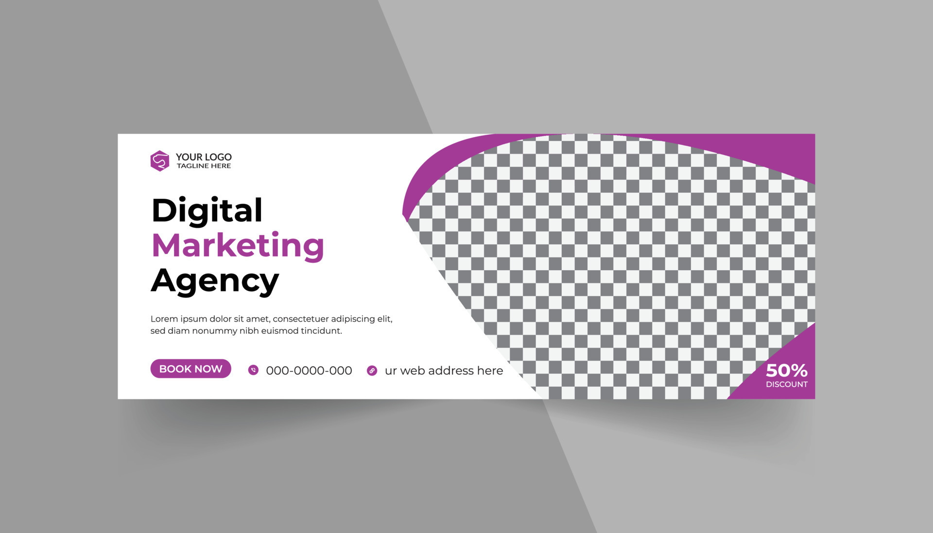 Digital marketing agency social media cover template design 12990765 ...