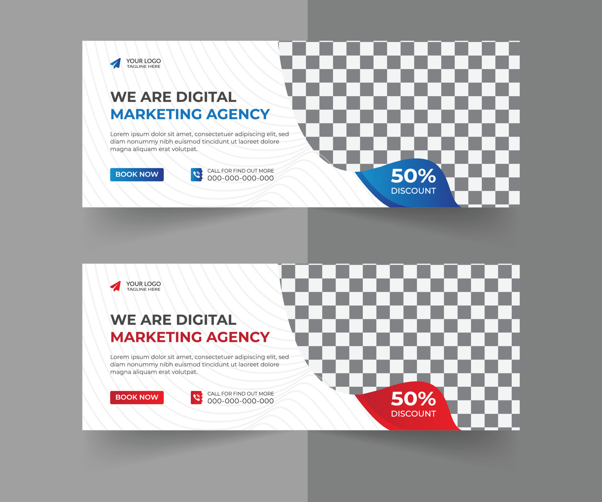 Digital marketing agency social media cover template design 12990772 ...