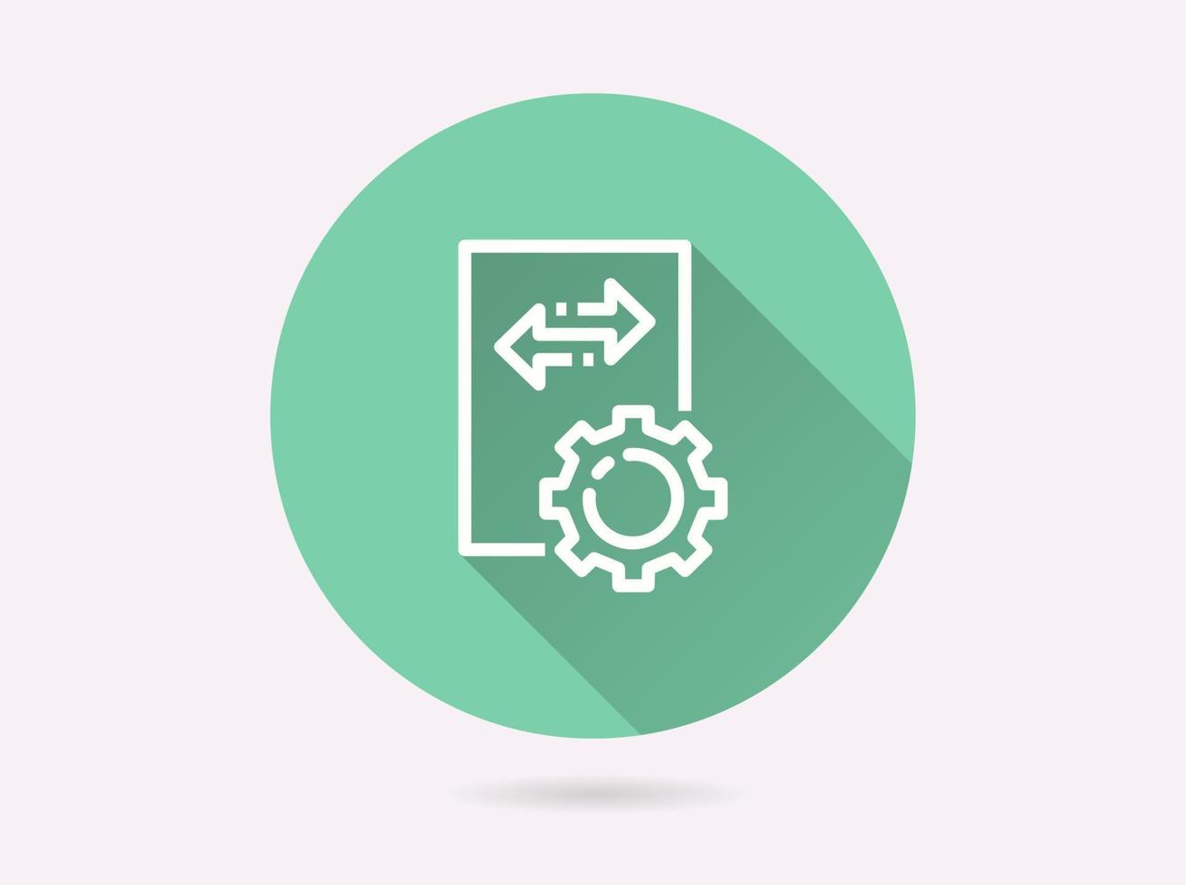 Testing icon for graphic and web design. vector