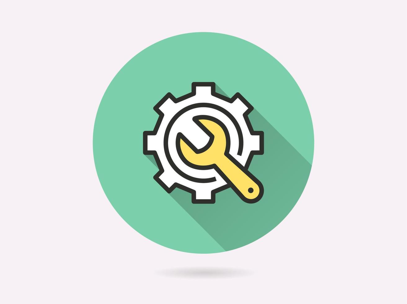 Testing icon for graphic and web design. vector