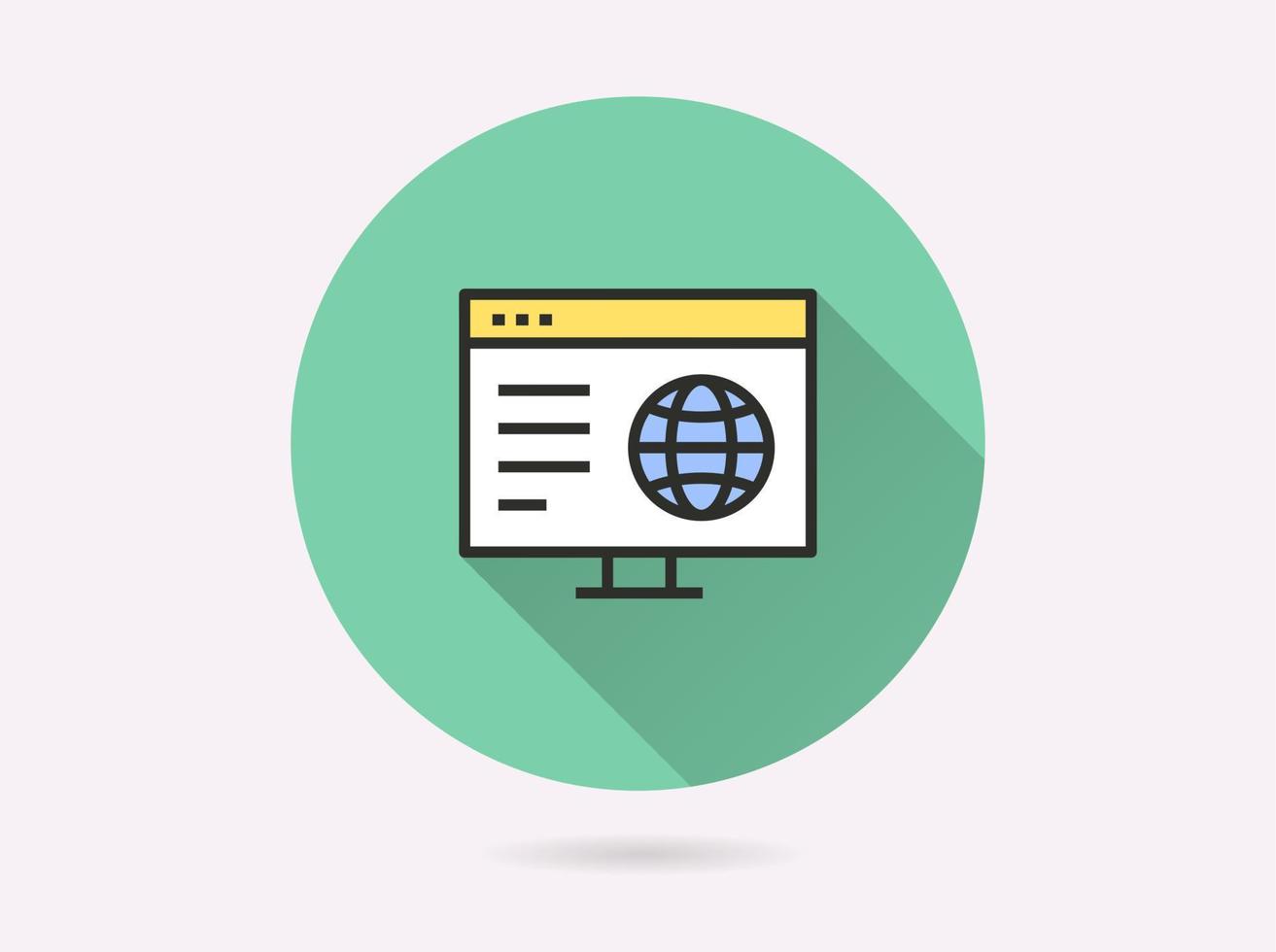 icono de programación para diseño gráfico y web. vector