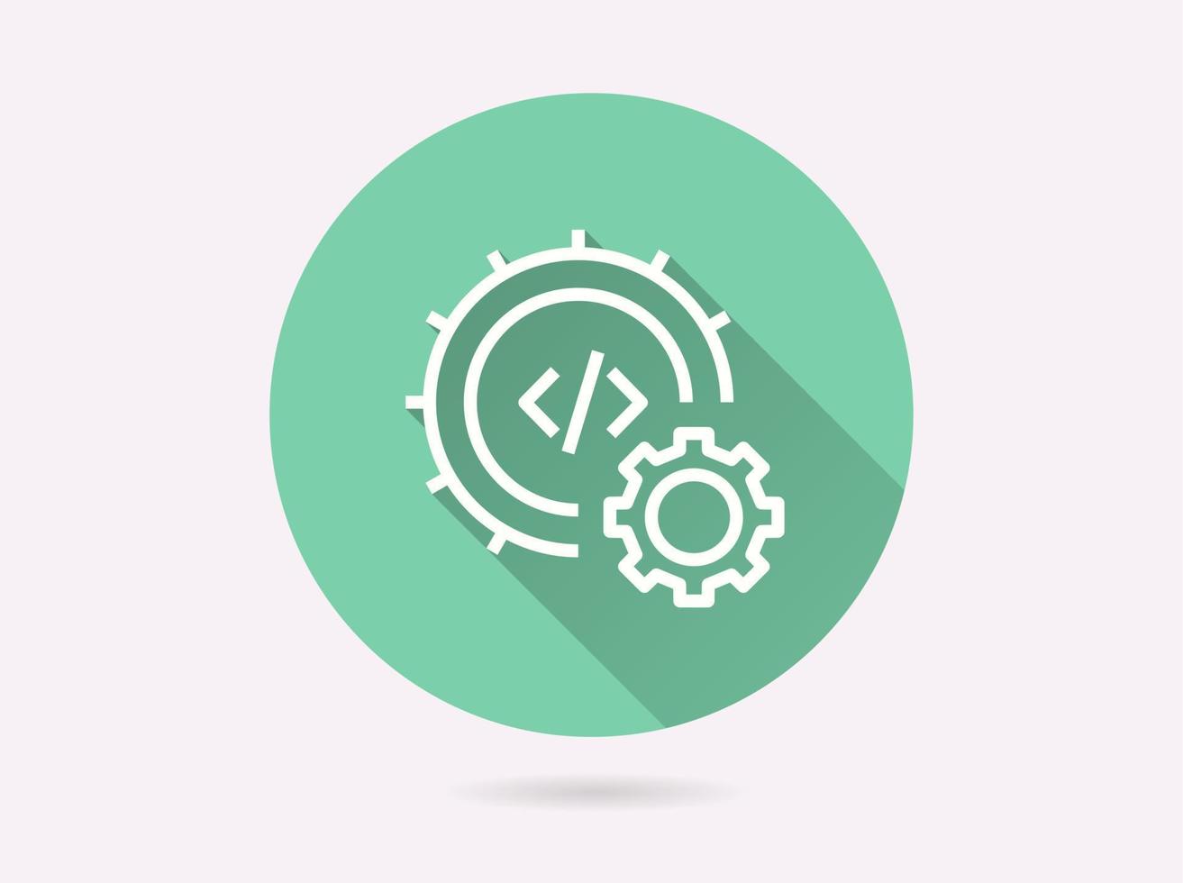 Testing icon for graphic and web design. vector