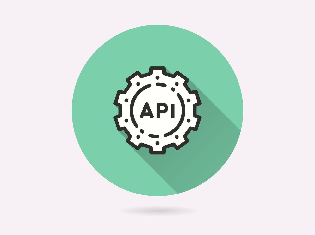Api icon for graphic and web design. 12990980 Vector Art at Vecteezy
