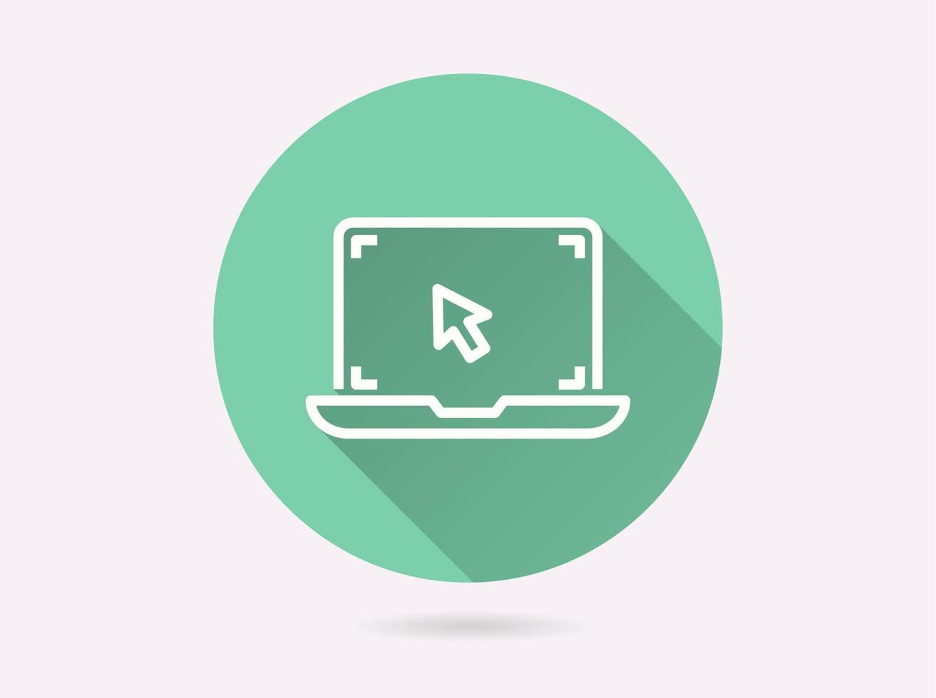 Website icon for graphic and web design. vector