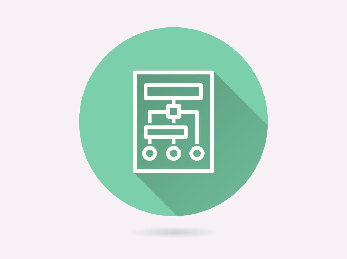 Wireframe icon for graphic and web design. vector
