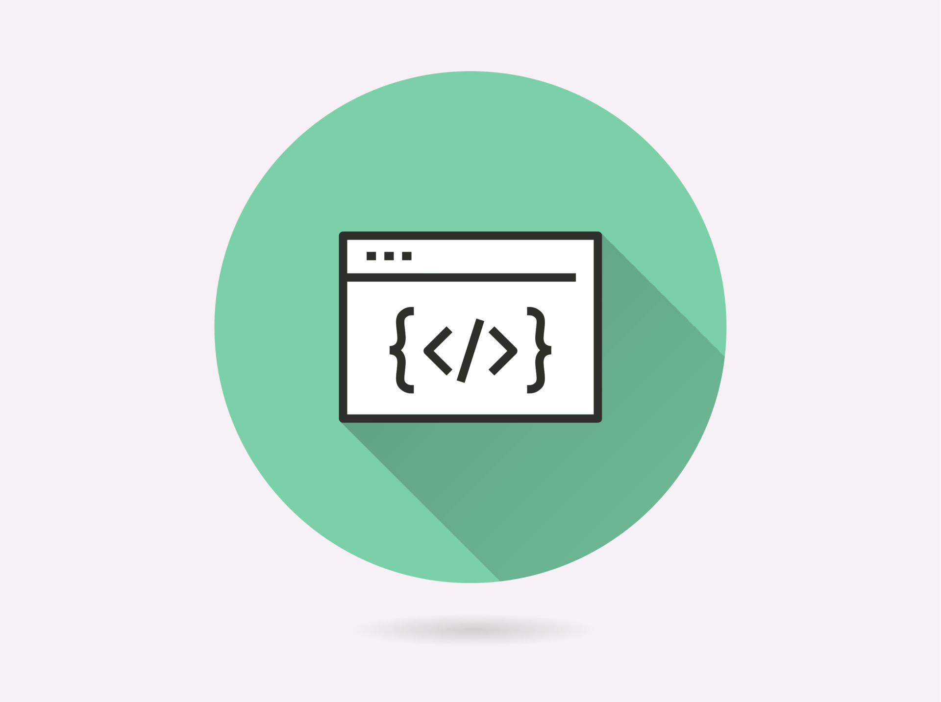 Programming icon for graphic and web design. 12991039 Vector Art at ...