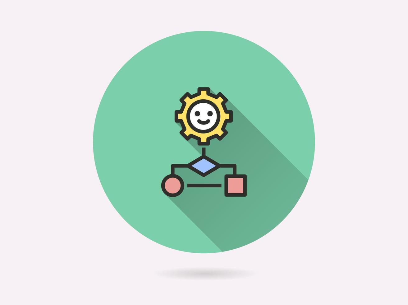 Algorithm icon for graphic and web design. 12991041 Vector Art at Vecteezy