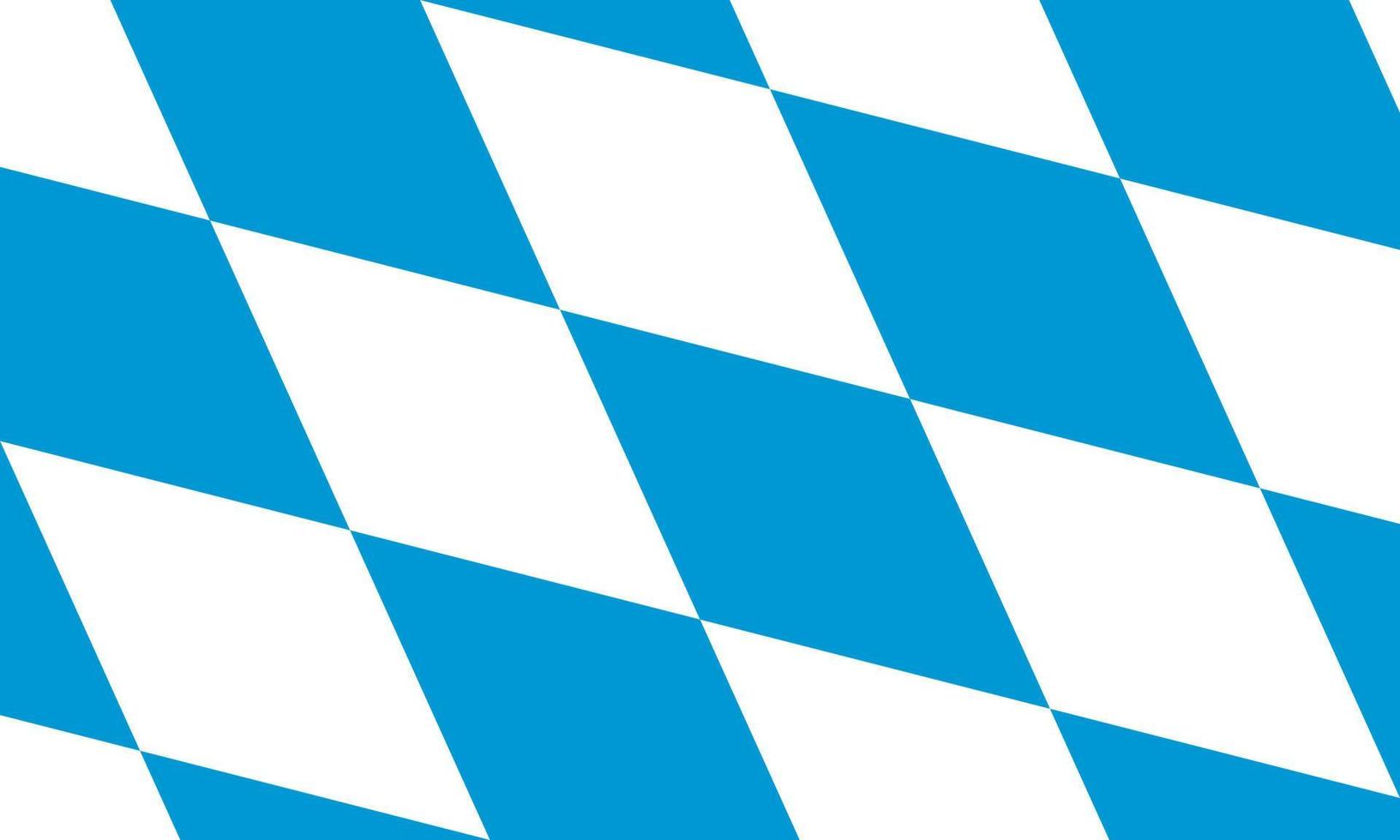 Bavaria flag, state of Germany. Vector illustration.