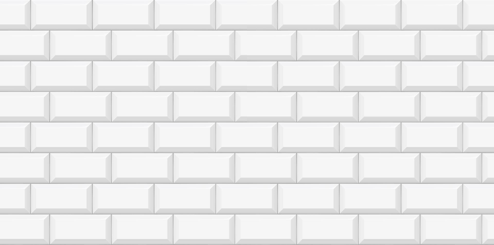 Subway tile seamless pattern. vector
