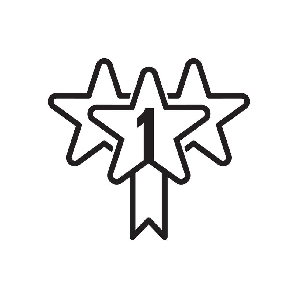 Vector customer review concept. Star review with good and bad rate