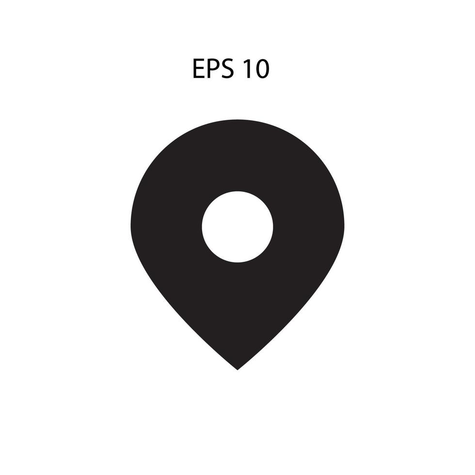 Travel Map pin sign location vector icon