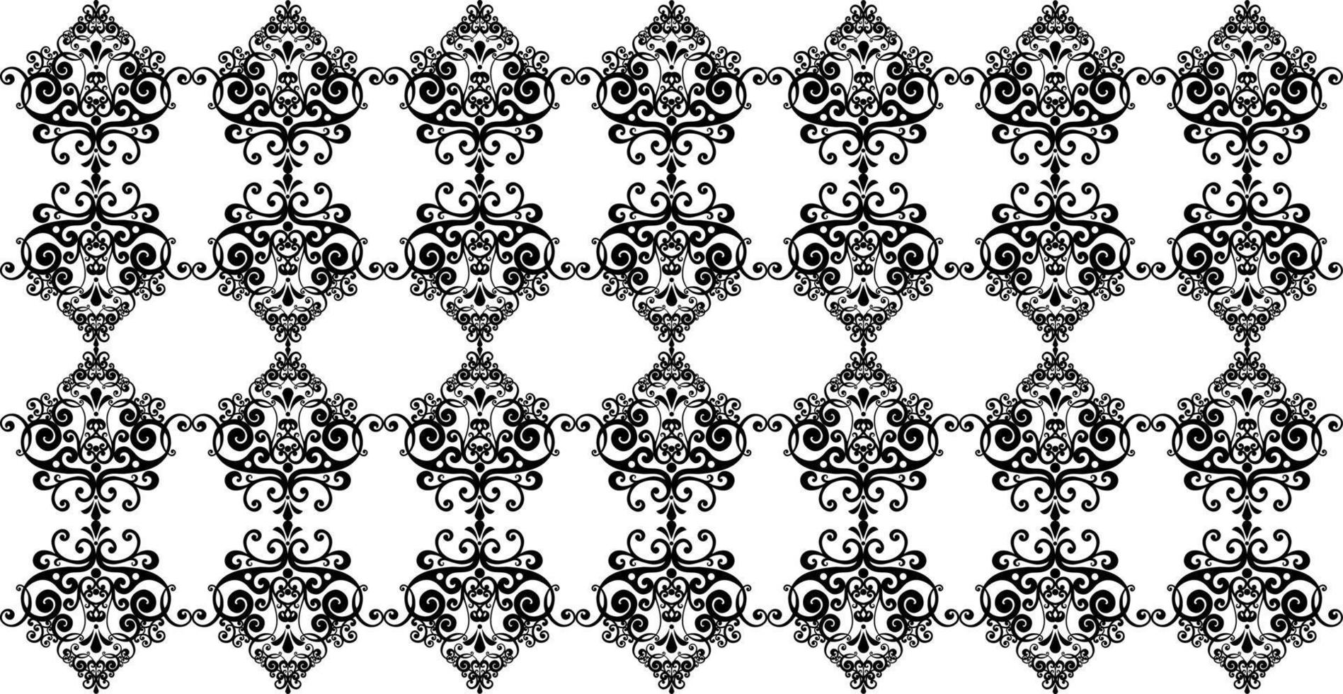 Vector damask vintage baroque scroll ornament swirl. Victorian monogram heraldic shield swirl. Retro floral leaf pattern border foliage antique  acanthus calligraphy engraved tattoo. Seamless pattern