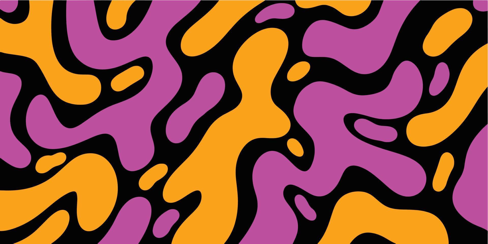 Abstract fluid background design for poster, wallpaper and pattern. Collection of liquid shape design vector