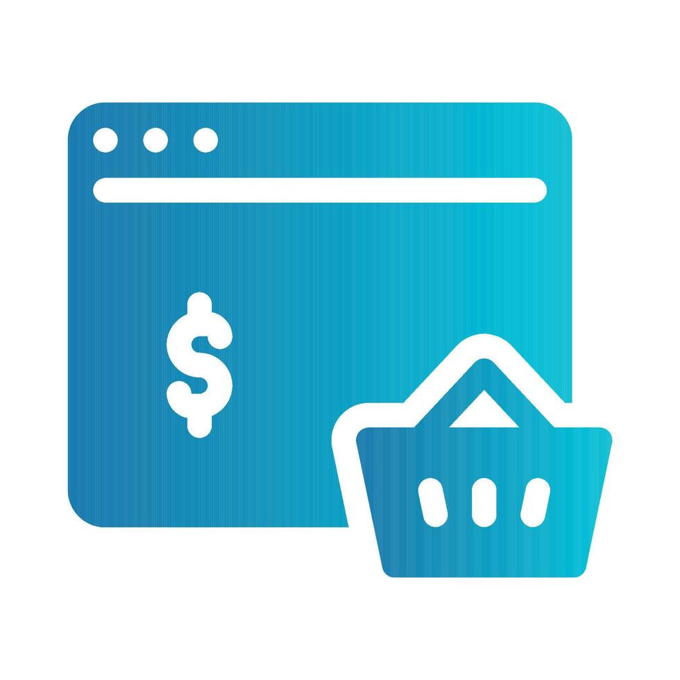 Flat illustration on a theme online shopping vector