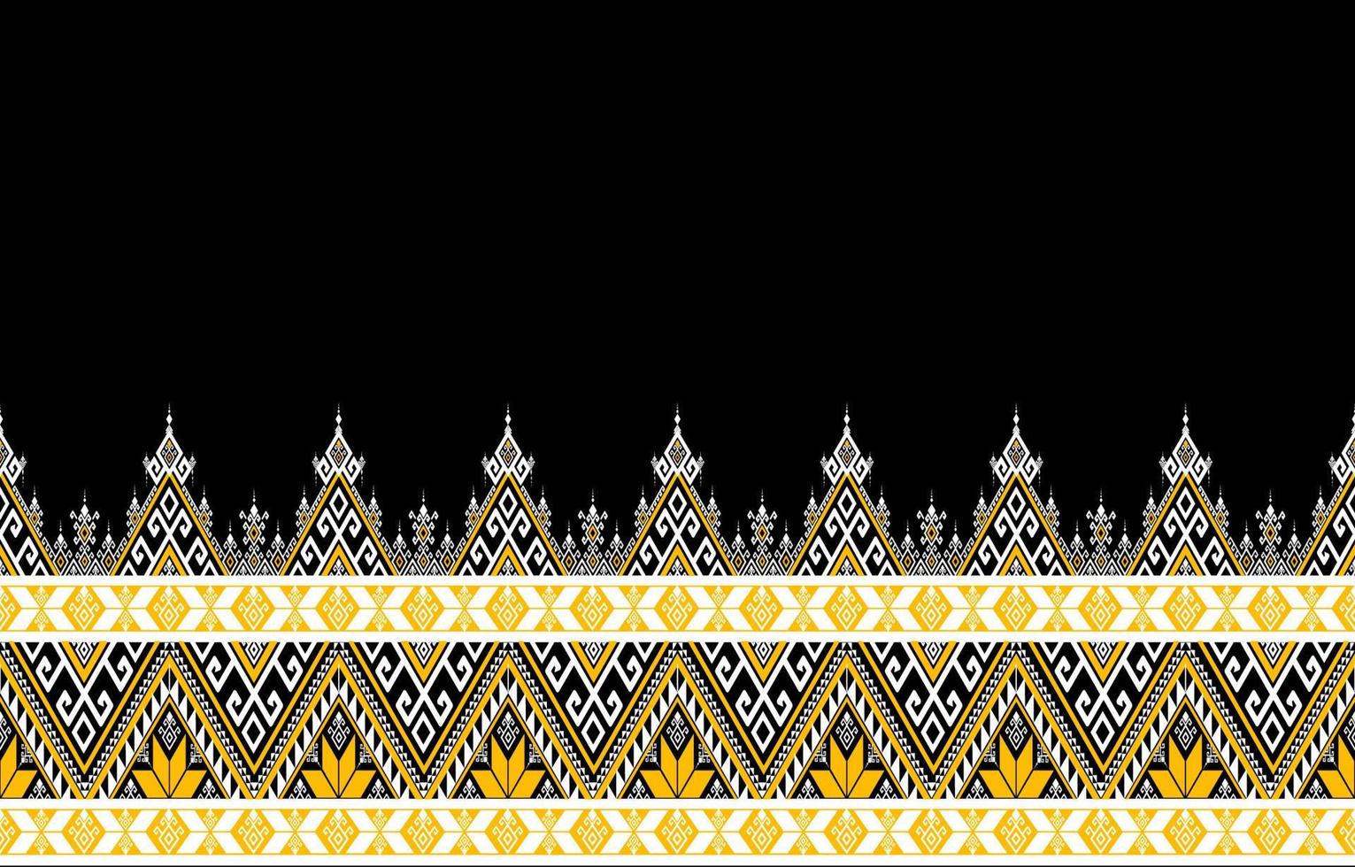 Geometric ethnic oriental seamless pattern traditional Design for background, carpet, wallpaper, clothing, wrapping, Batik, home decoration, fabric pattern, embroidery style. Vector illustration.