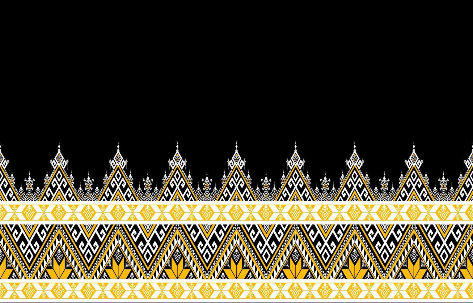 Geometric ethnic oriental seamless pattern traditional Design for background, carpet, wallpaper, clothing, wrapping, Batik, home decoration, fabric pattern, embroidery style. Vector illustration.