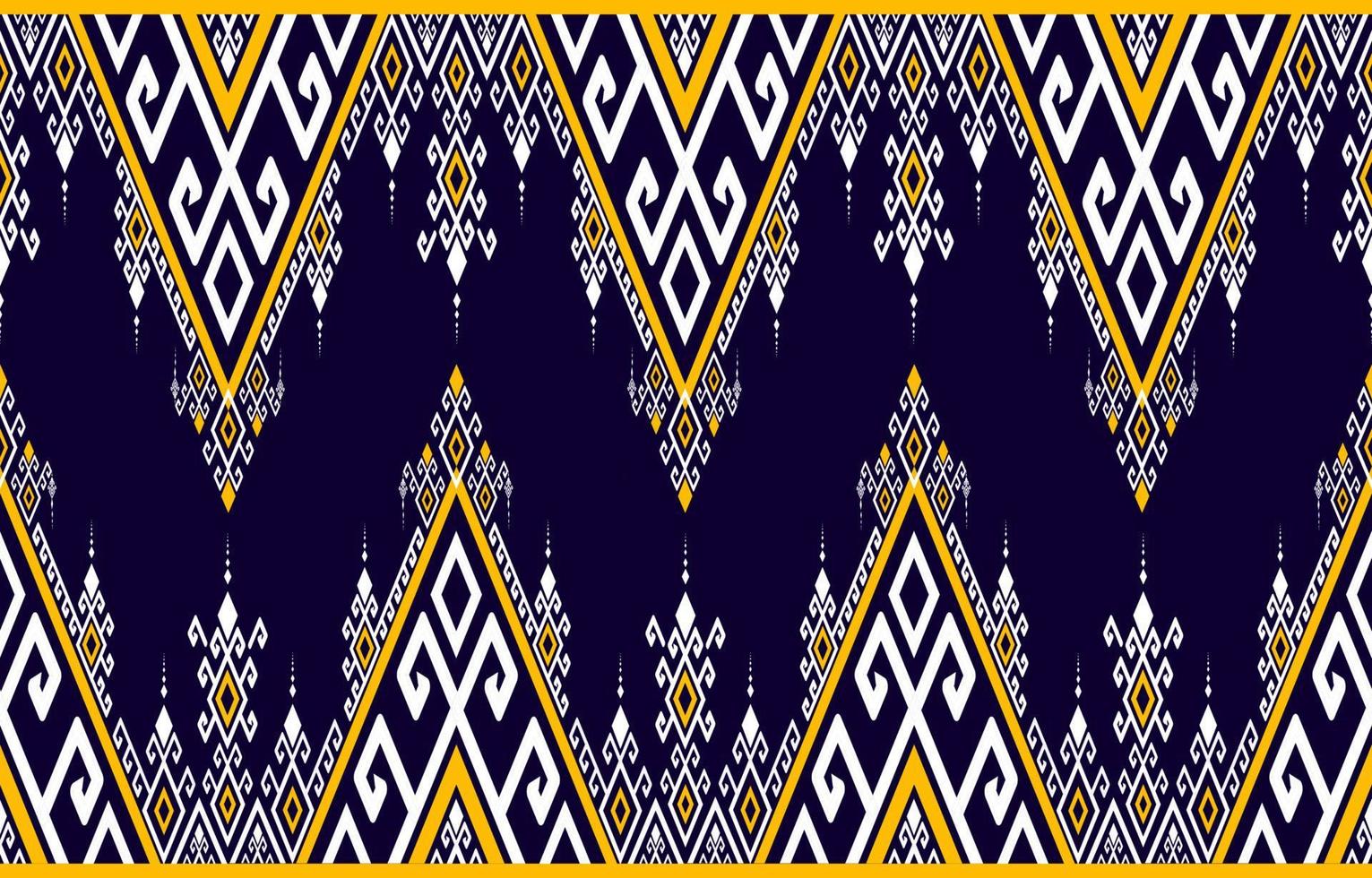 Geometric ethnic oriental seamless pattern traditional Design for background, carpet, wallpaper, clothing, wrapping, Batik, home decoration, fabric pattern, embroidery style. Vector illustration.