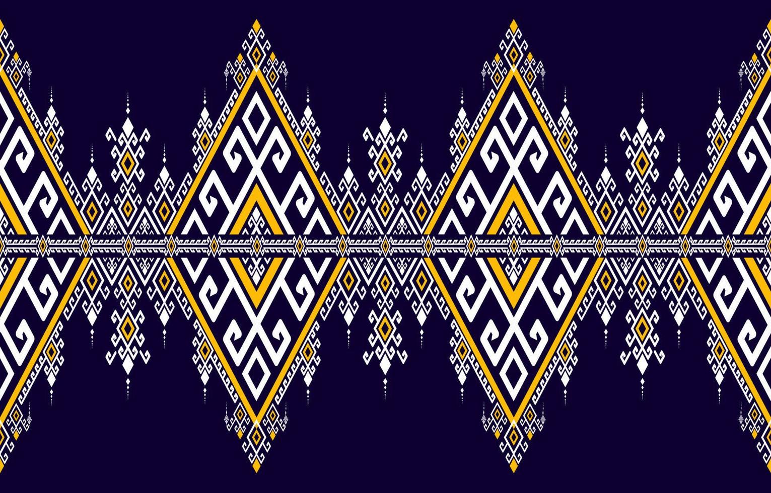 Geometric ethnic oriental seamless pattern traditional Design for background, carpet, wallpaper, clothing, wrapping, Batik, home decoration, fabric pattern, embroidery style. Vector illustration.