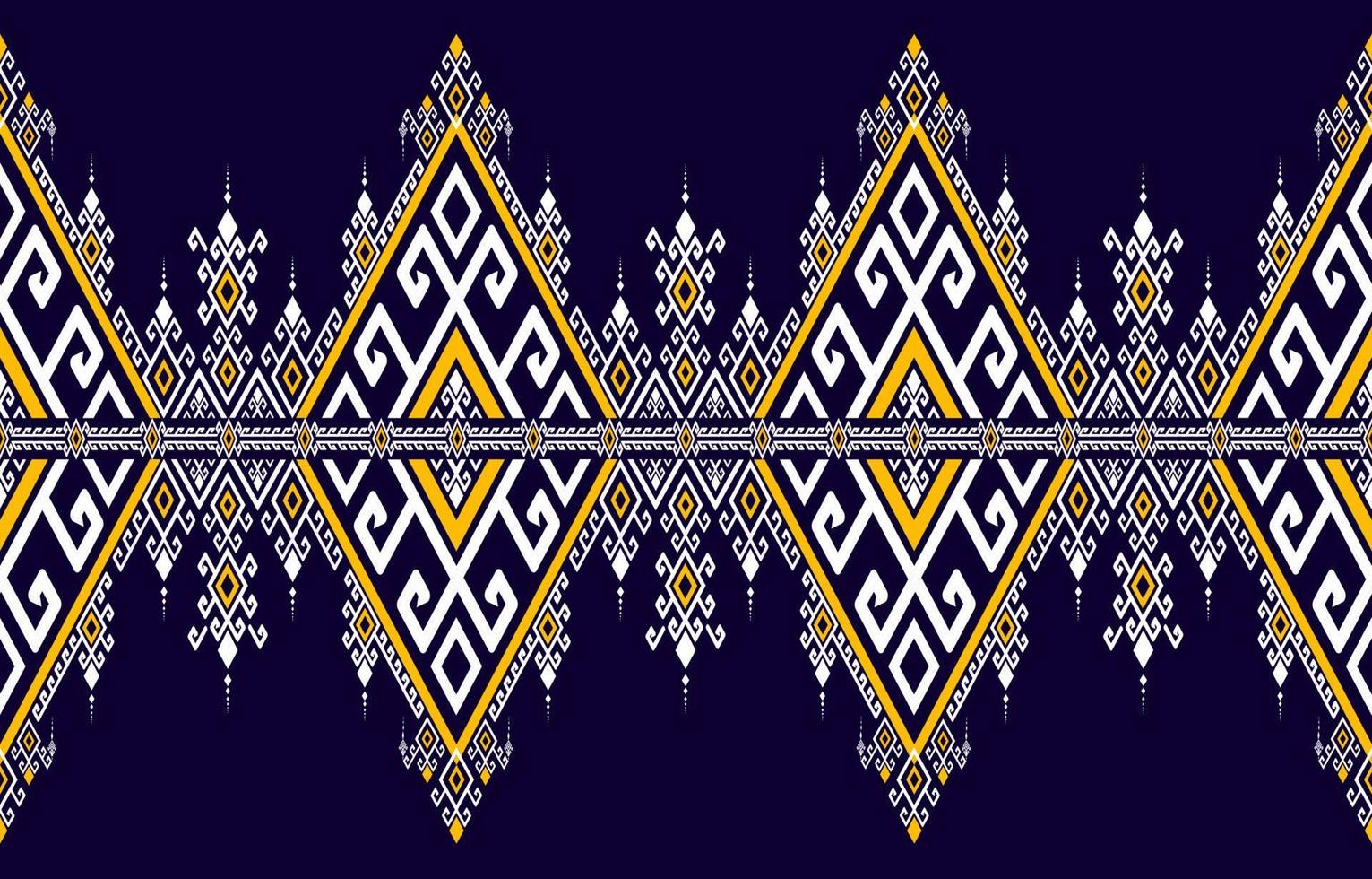 Geometric ethnic oriental seamless pattern traditional Design for background, carpet, wallpaper, clothing, wrapping, Batik, home decoration, fabric pattern, embroidery style. Vector illustration.