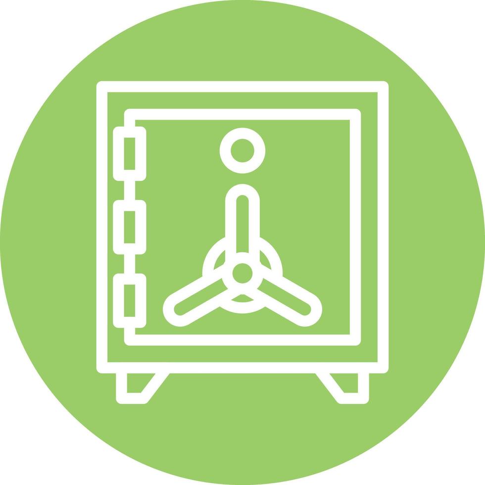 Safe Box Icon Style vector