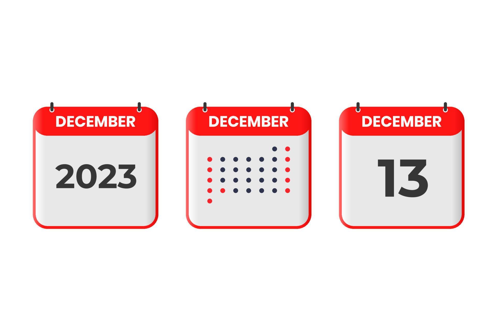 December 13 Calendar Design Icon 2023 Calendar Schedule Appointment december-13-calendar-design-icon-2023-calendar-schedule-appointment