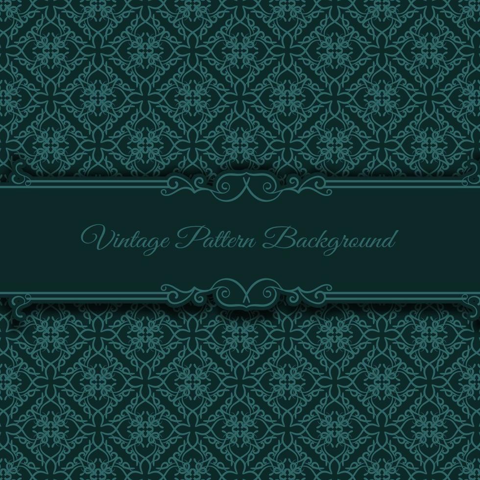 fondo de patrón decorativo, diseño vectorial vector