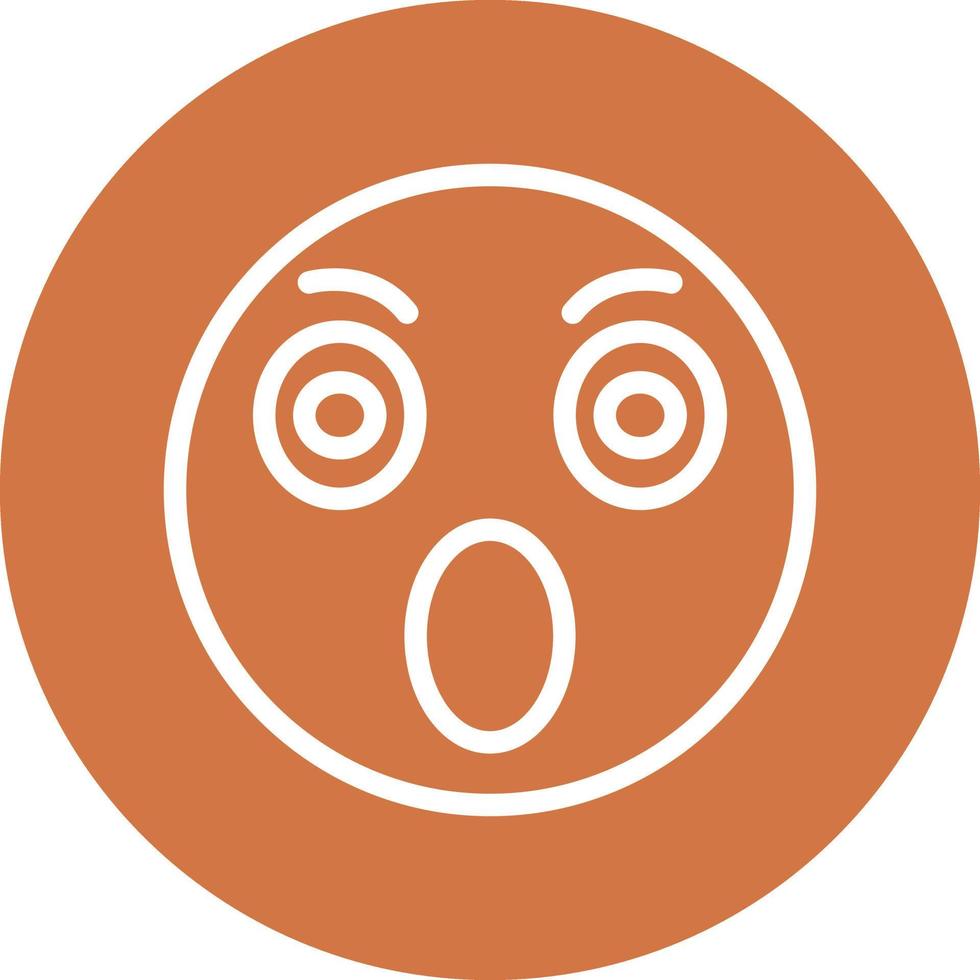 Surprised Icon Style vector