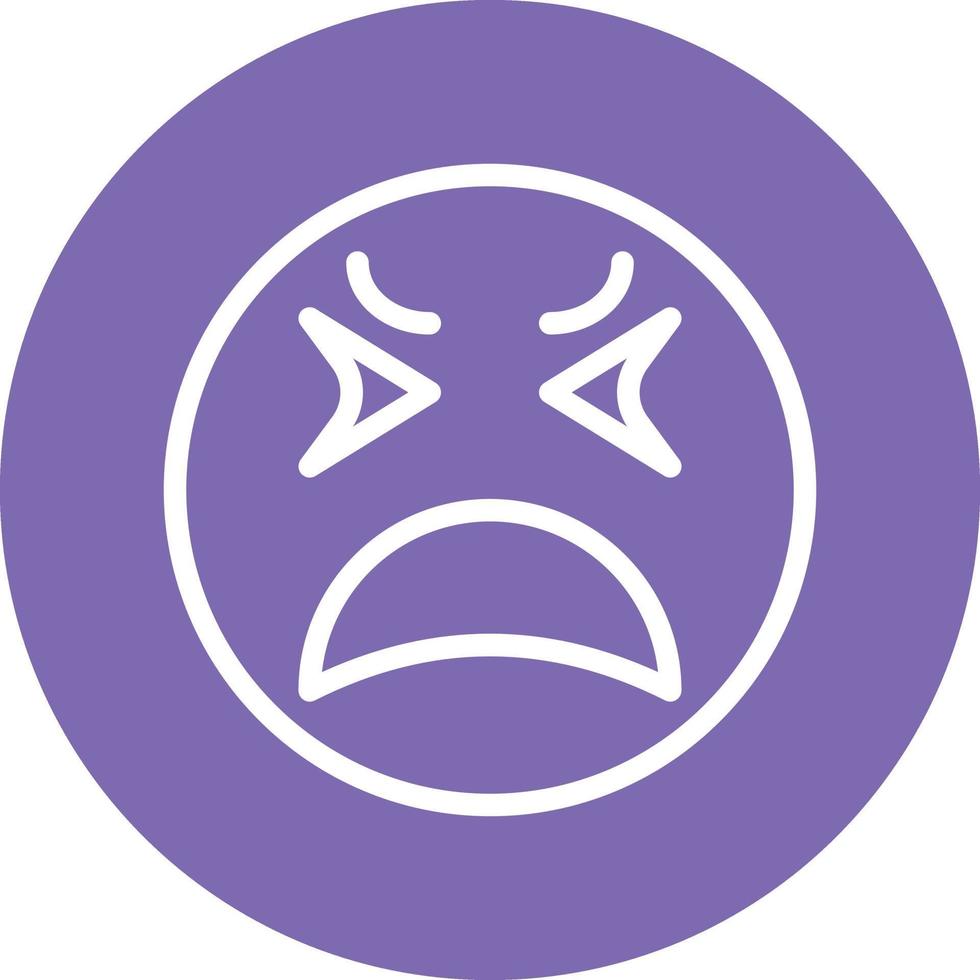 Upset Icon Style vector