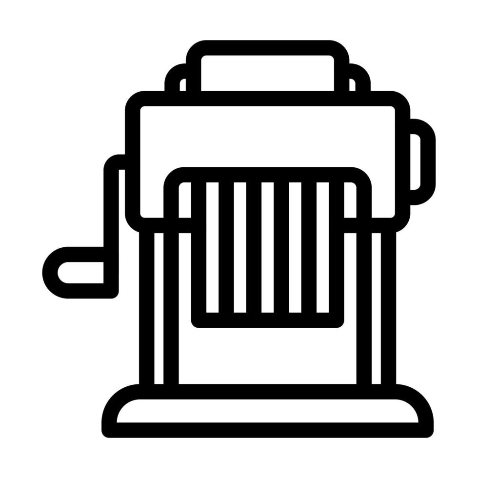 Pasta Machine Icon Design vector