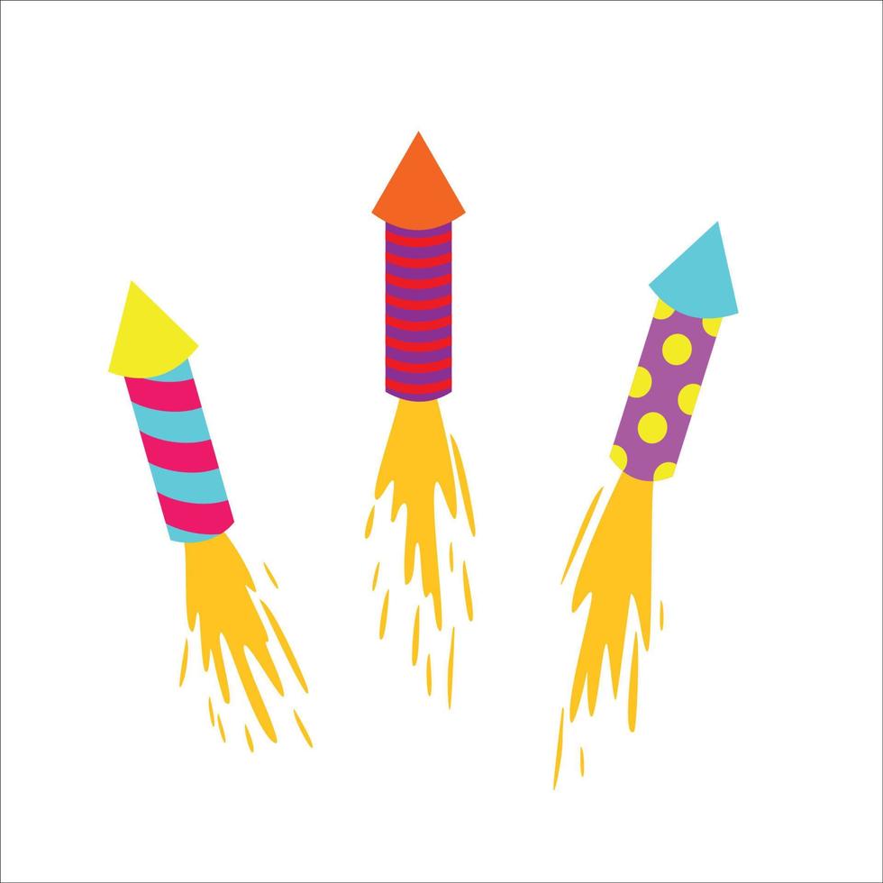 fireworks design illustration. party element icon, sign and symbol. vector