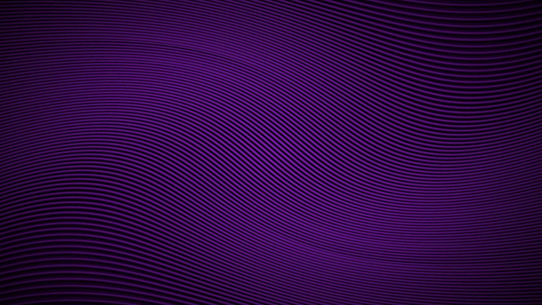 fondo morado oscuro. diseño de curva de línea abstracta. ilustración vectorial eps10 vector