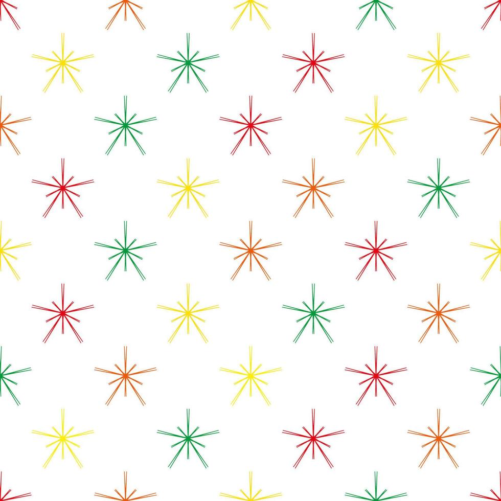 patrón transparente con estrellas de colores para tela. fondo de niños para textiles. vector