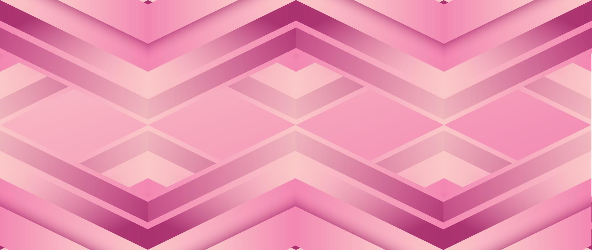 fondo rosa abstracto con iluminación simplemente curva vector