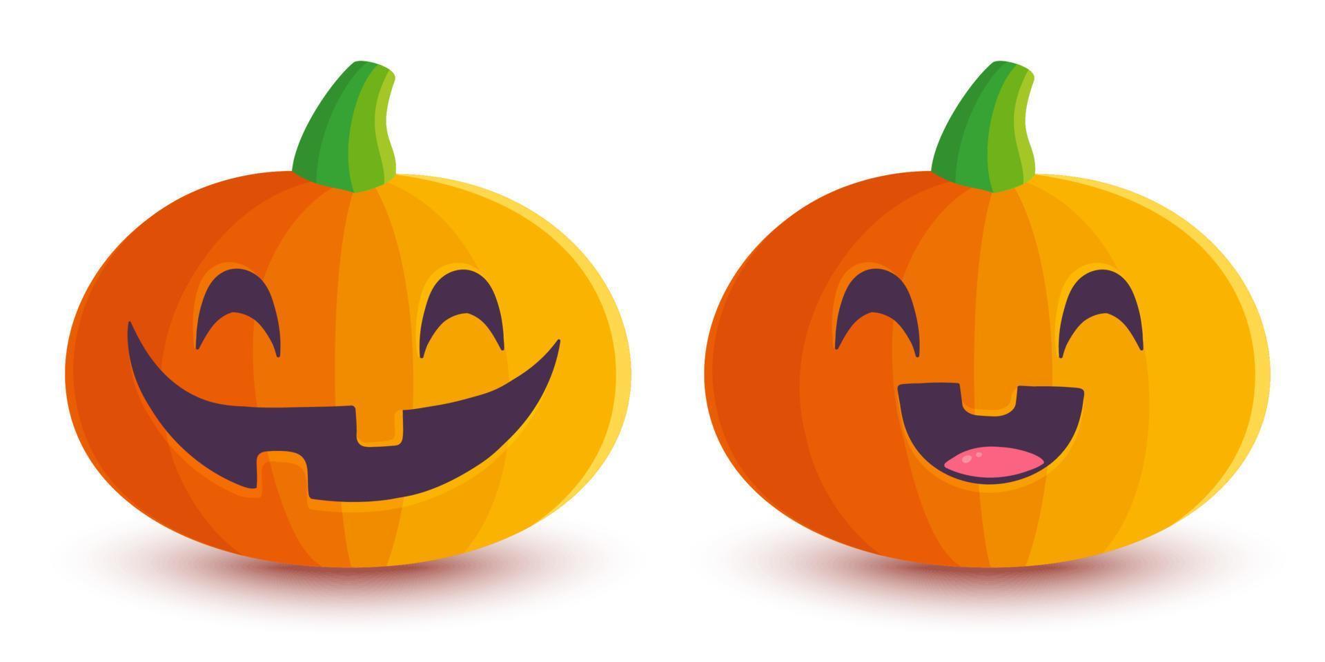 Cute pumkin in manga style. vector