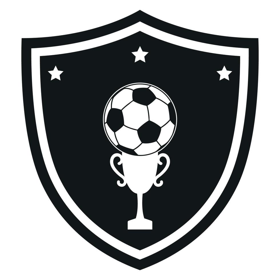 Football championship or football club logo vector