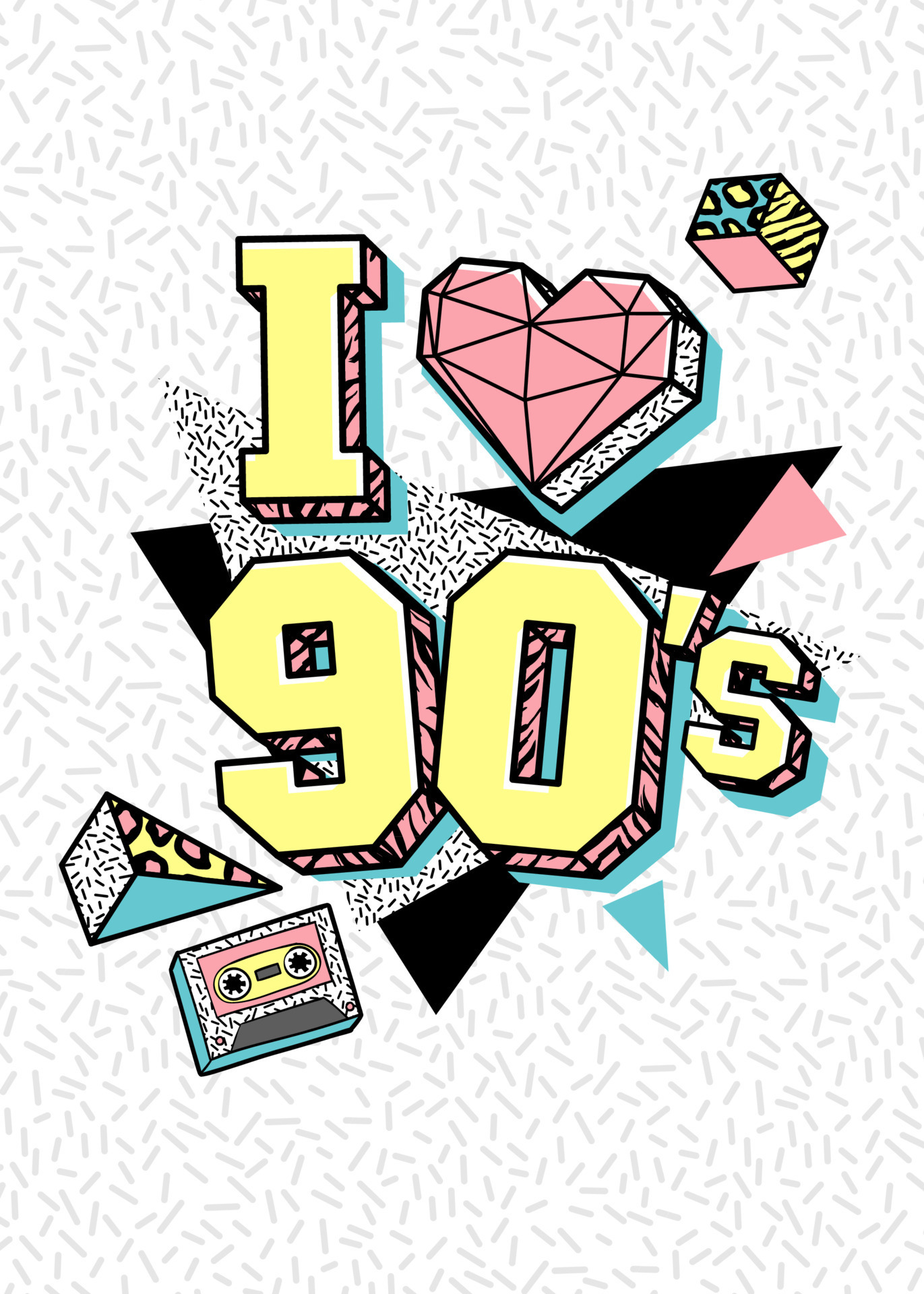 Фон в стиле 90