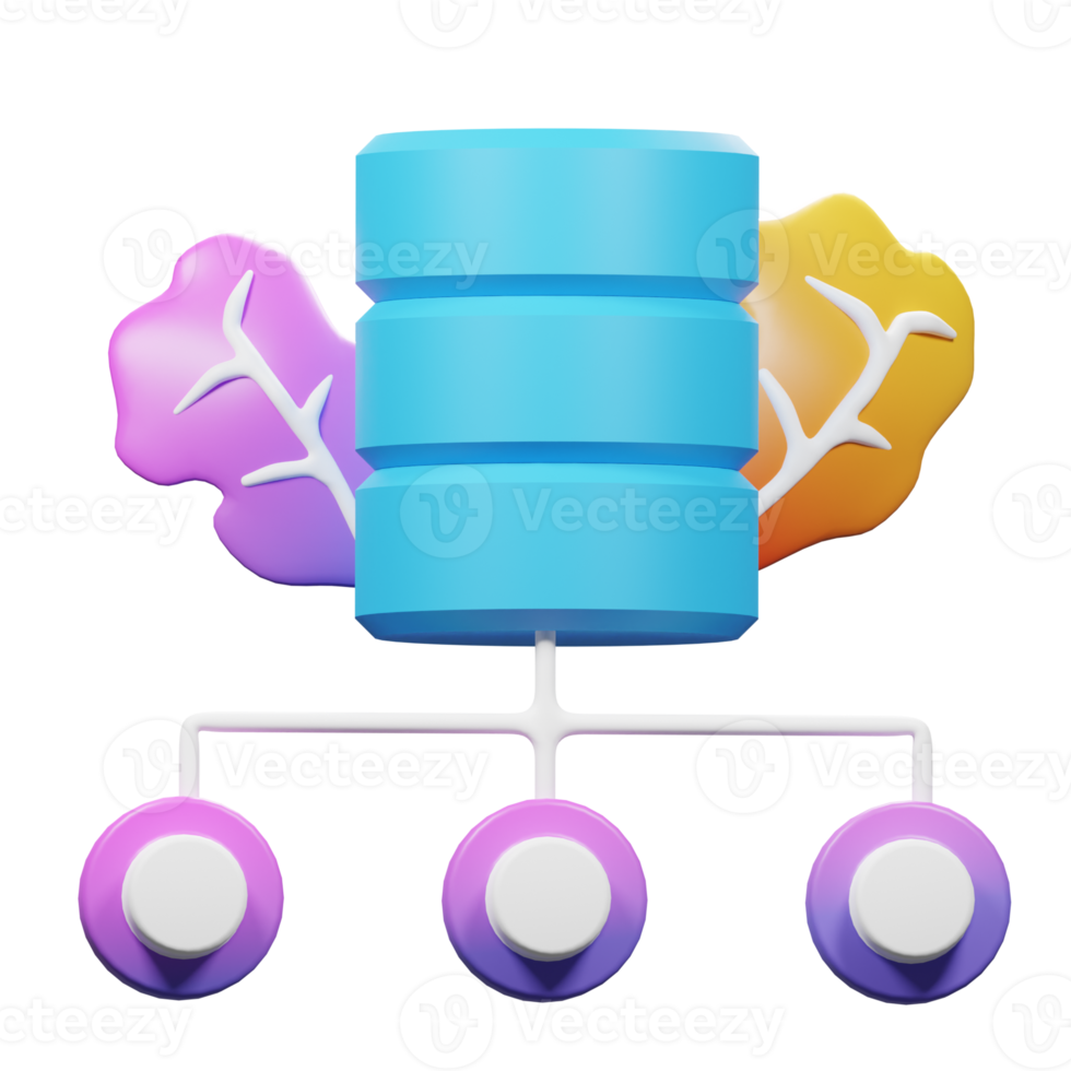 3D Render Database flow png
