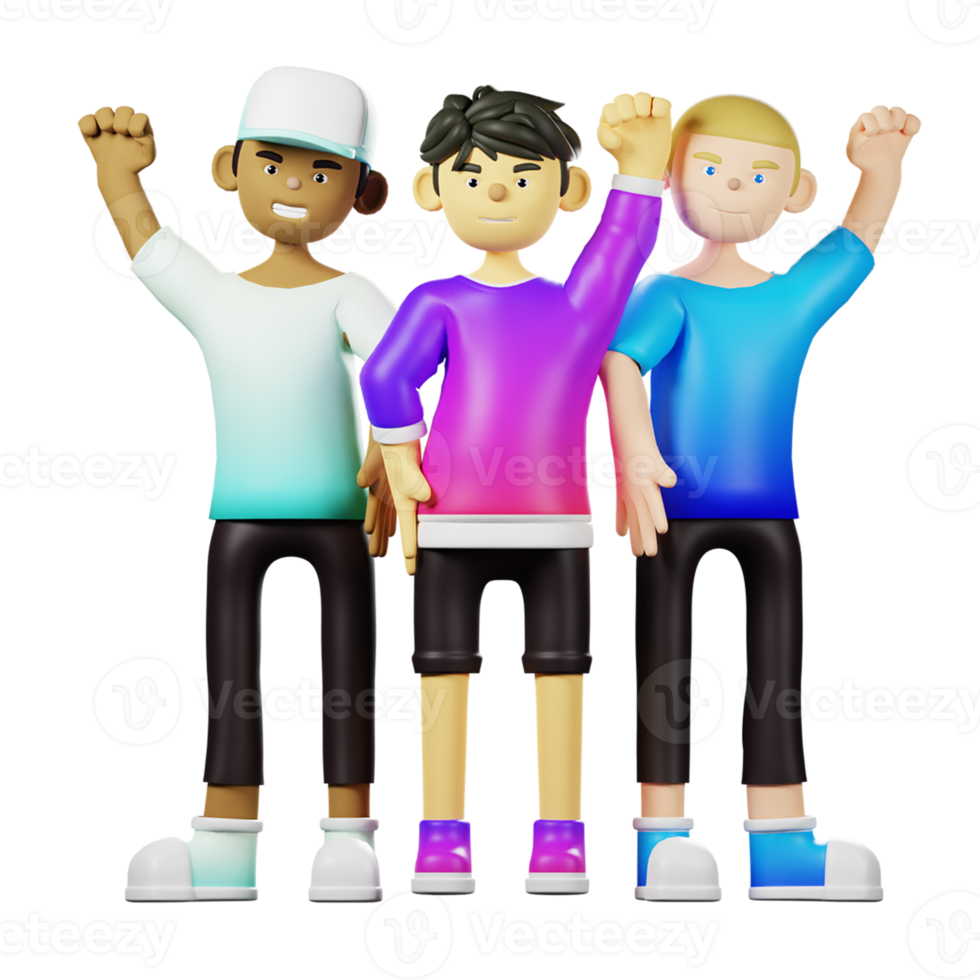 Friendship Young Boy Hands Up png