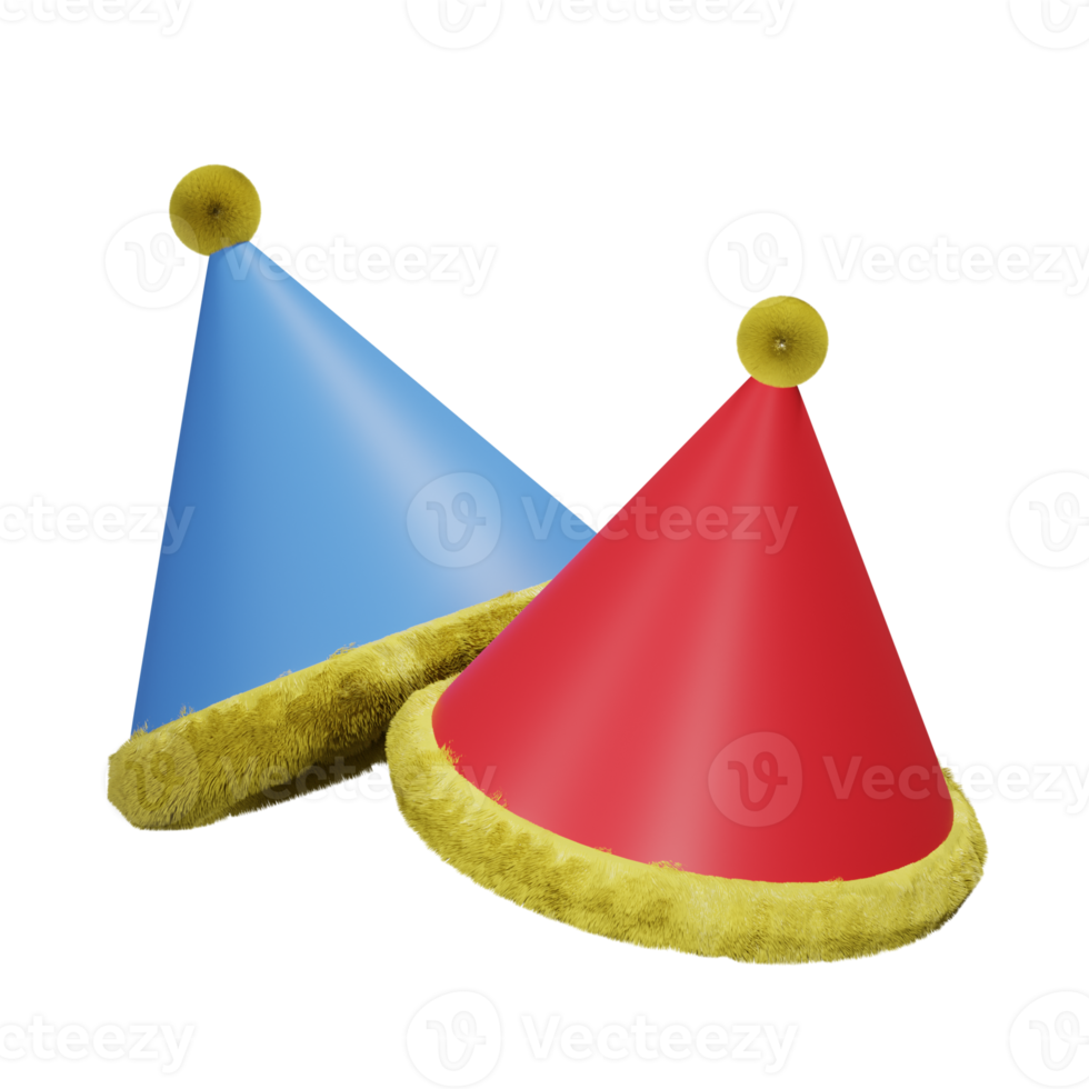 3D Birthday Hat icon png