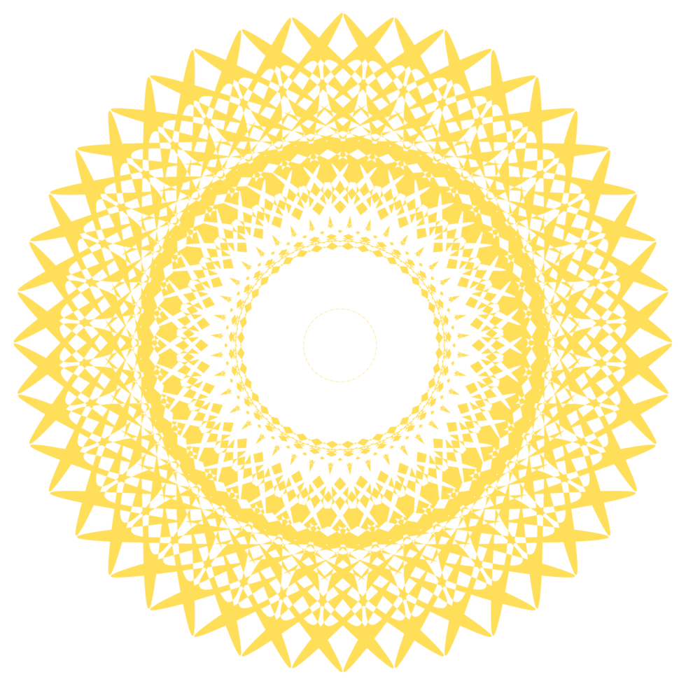 goldene Mandala-Illustration png