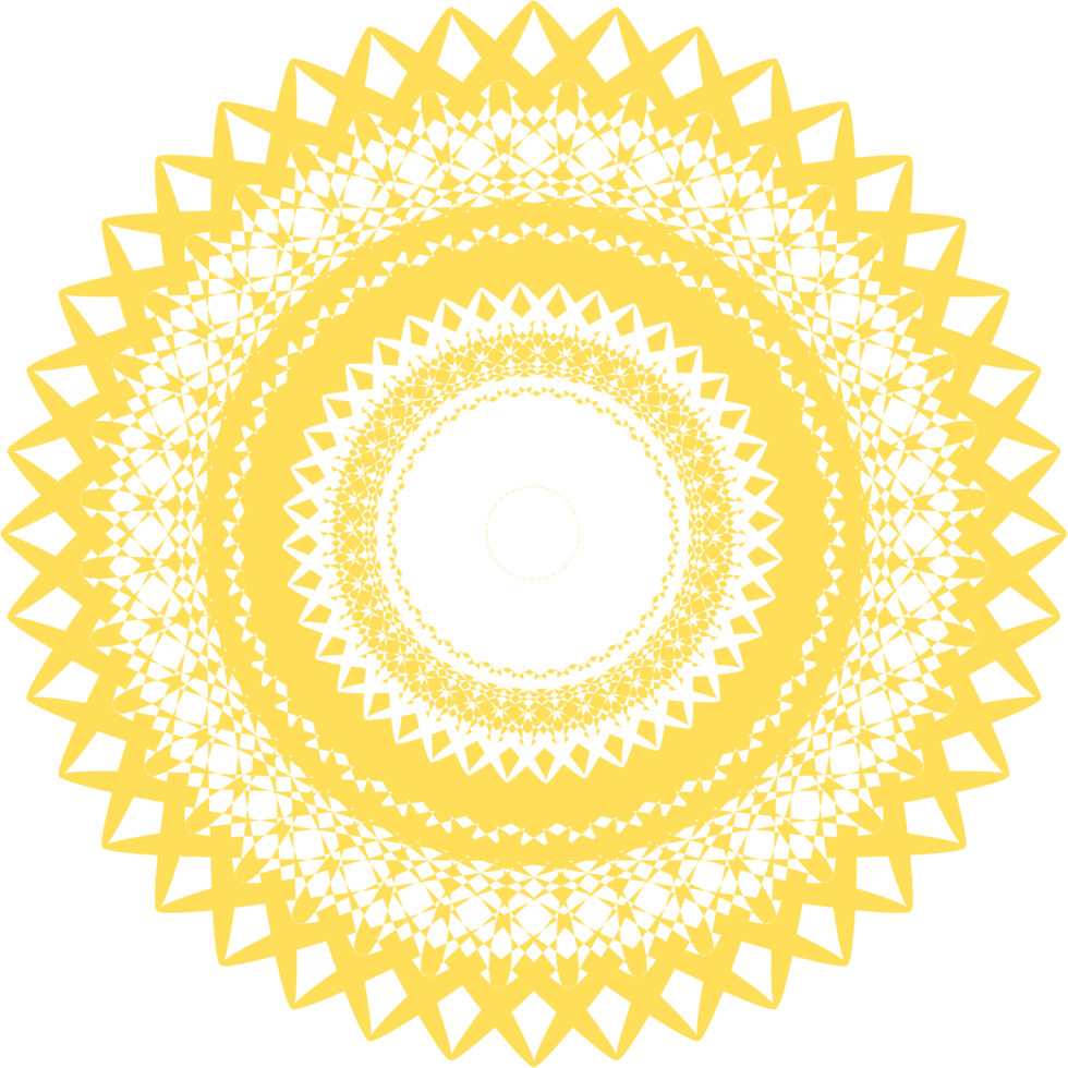 Gold Mandala Illustration png