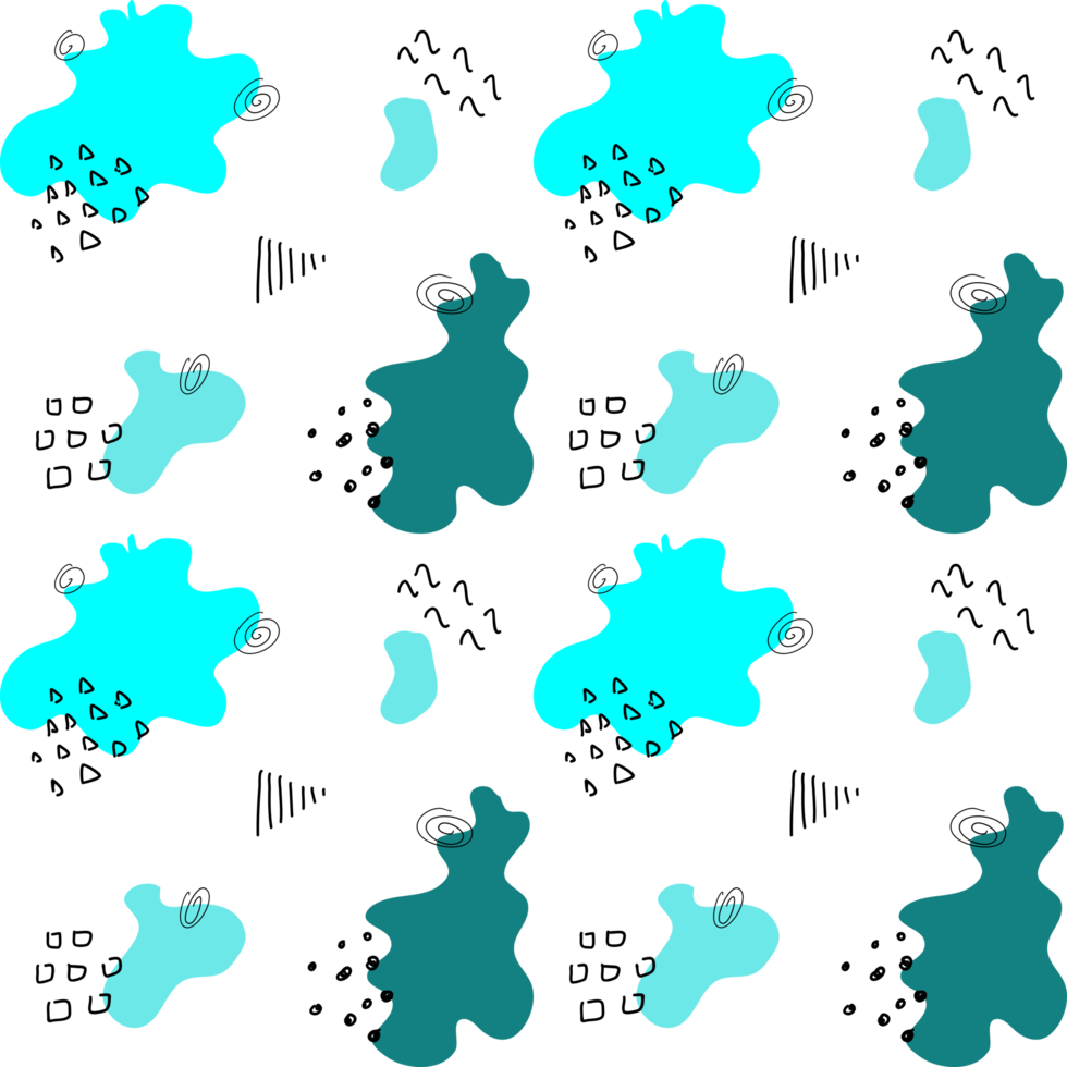 senza soluzione di continuità modello Memphis astratto png