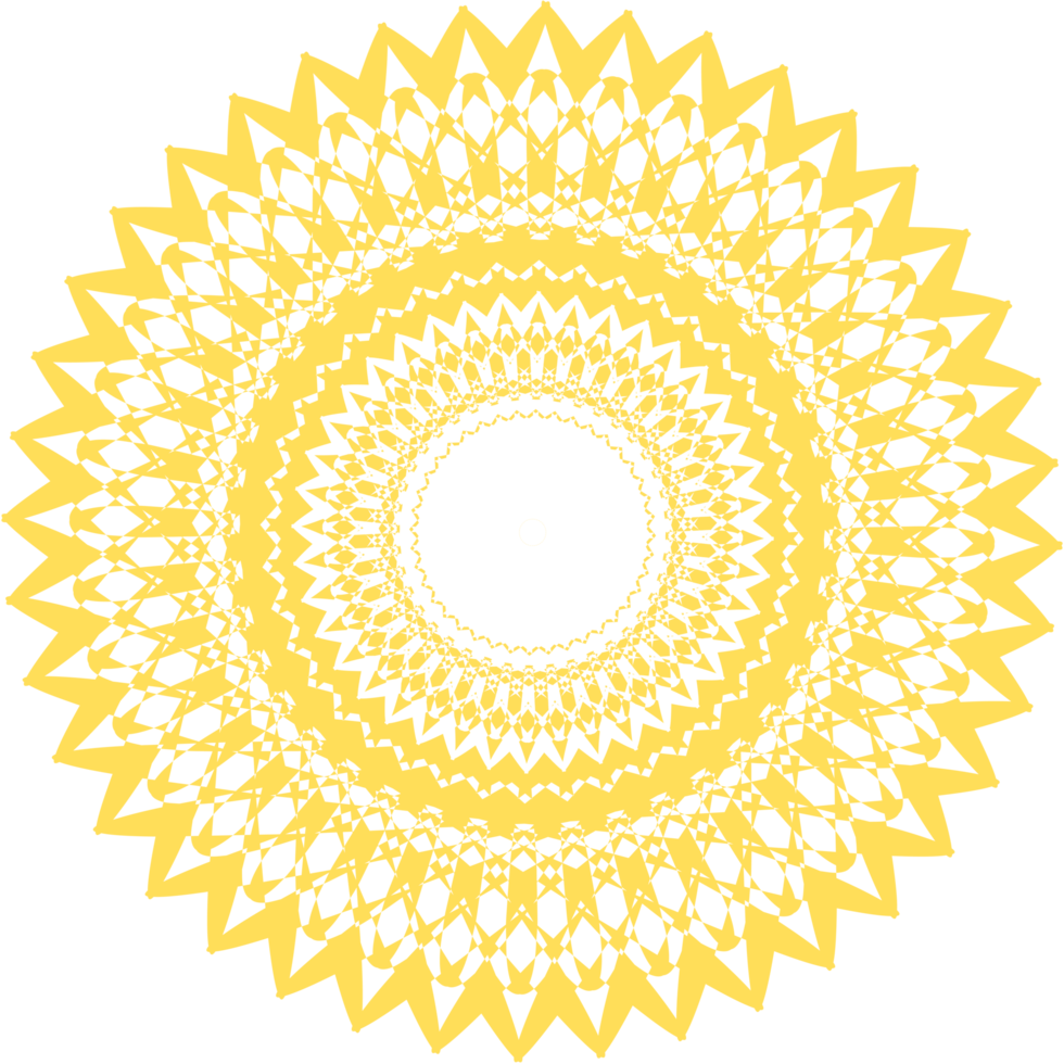 goldene Mandala-Illustration png