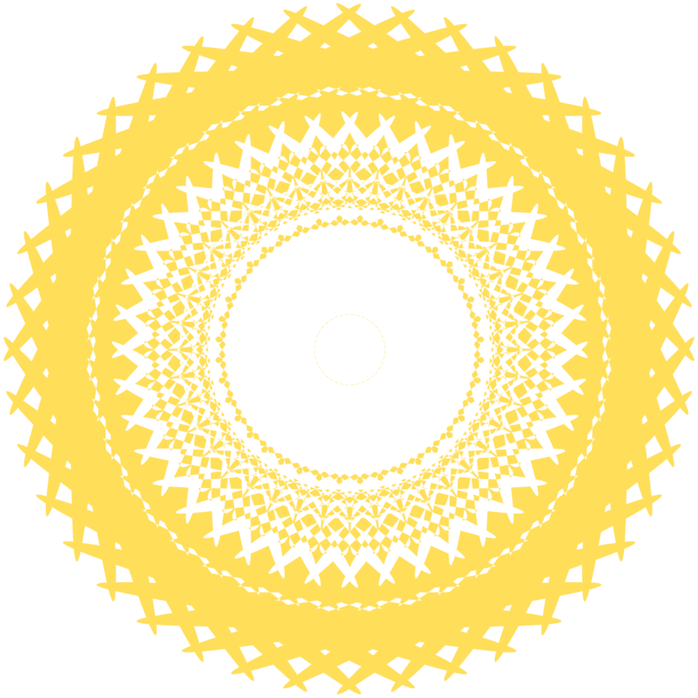 Gold Mandala Illustration png