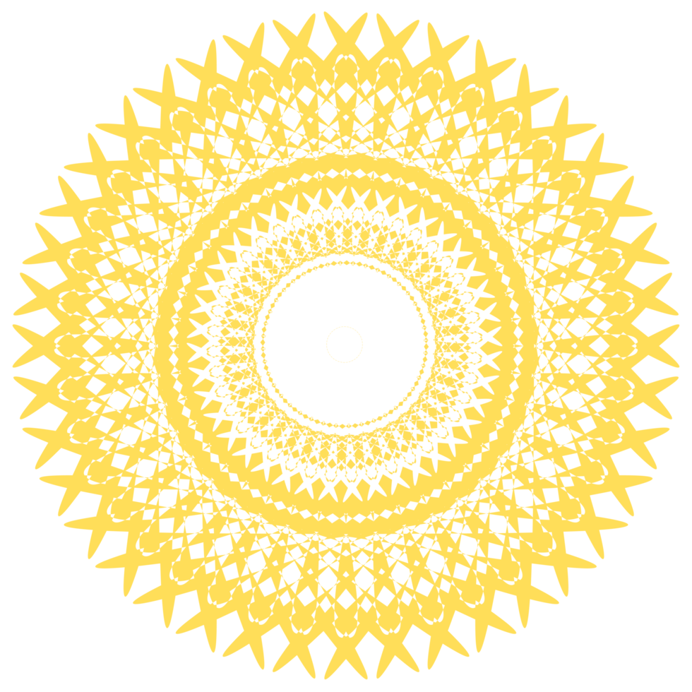 goud mandala illustratie png